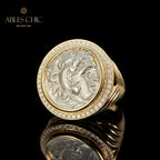 Bague à pièces d'Héraclès antique