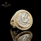 Bague à pièces d'Héraclès antique