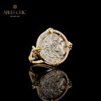 Bague pendentif Héraclès antique