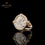Bague pendentif Héraclès antique