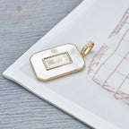 Pendentif médaillon coquillage uniquement