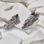 Boucles d’oreilles antiques de lustre d’aiguille de pin 5991