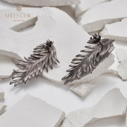 Boucles d’oreilles antiques de lustre d’aiguille de pin 5991