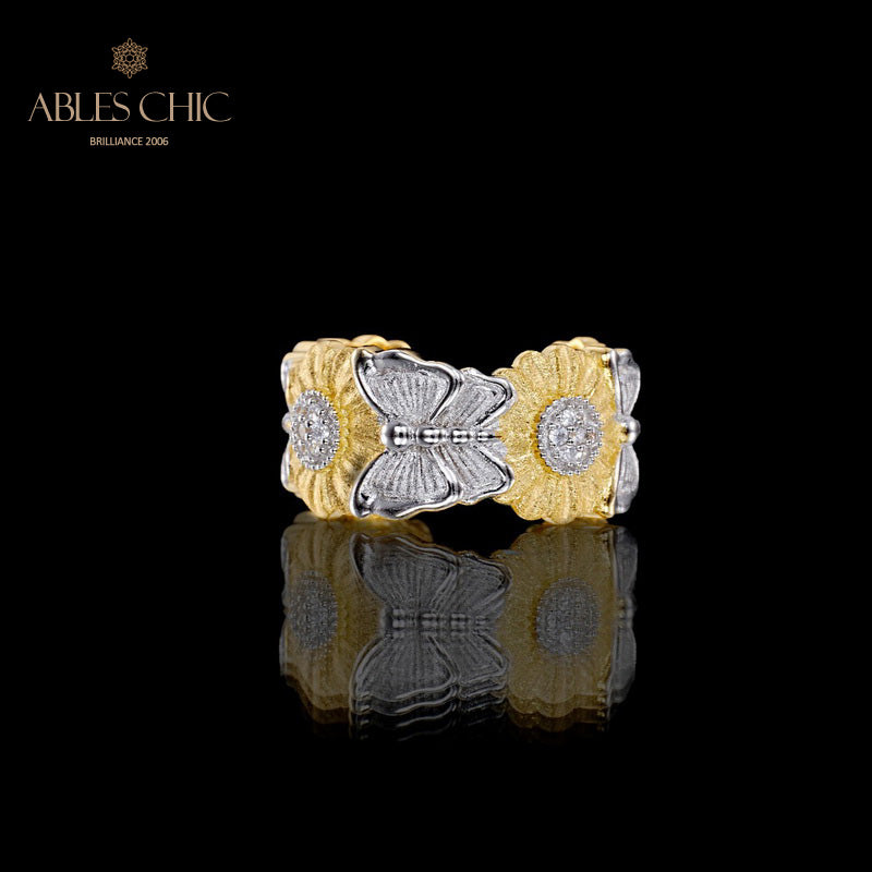 Bague Fleur de Marguerite Papillon 5931