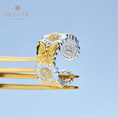 Bague Fleur de Marguerite Papillon 5931