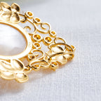 Pendentif floral en perles Mabe 5818