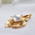 Collier guirlande de feuilles de perles Mabe 5817