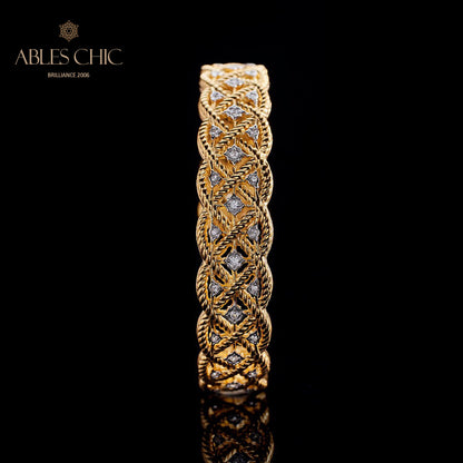 Bracelet Tressé Filigrane Infini 6012