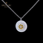 Pendentif étoile en filigrane à motif en soie 5855