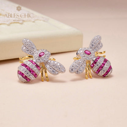 Boucles d'oreilles abeilles Vivid Beetles 5777