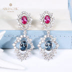 Boucles d'oreilles Chanderlier à pierres ovales 5145