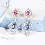 Boucles d'oreilles Chanderlier à pierres ovales 5145