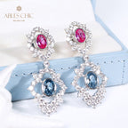 Boucles d'oreilles Chanderlier à pierres ovales 5145