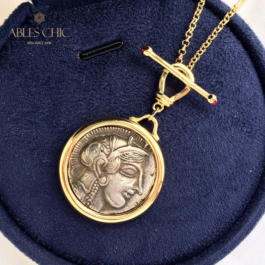 Colliers de pièces de monnaie grecques Zeus 5913