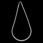 Chaîne gourmette Rombo taille diamant 50 cm 6060