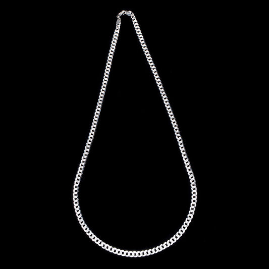 Chaîne gourmette Rombo taille diamant 50 cm 6060