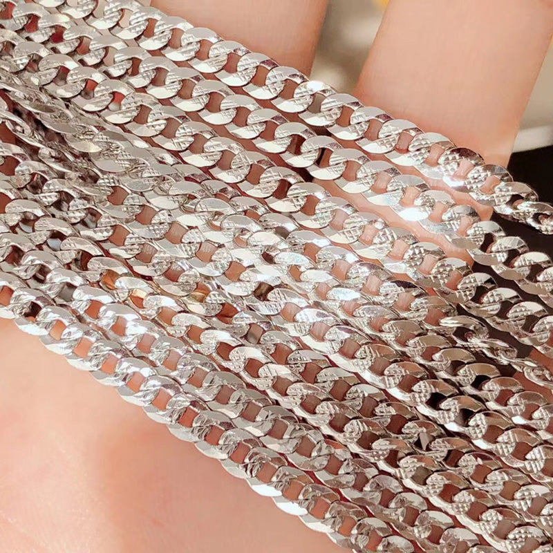 Chaîne gourmette Rombo taille diamant 50 cm 6060