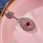 Collier lustre en filigrane de dentelle 6022