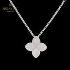 Collier Trèfle à Motif Dentelle 6124