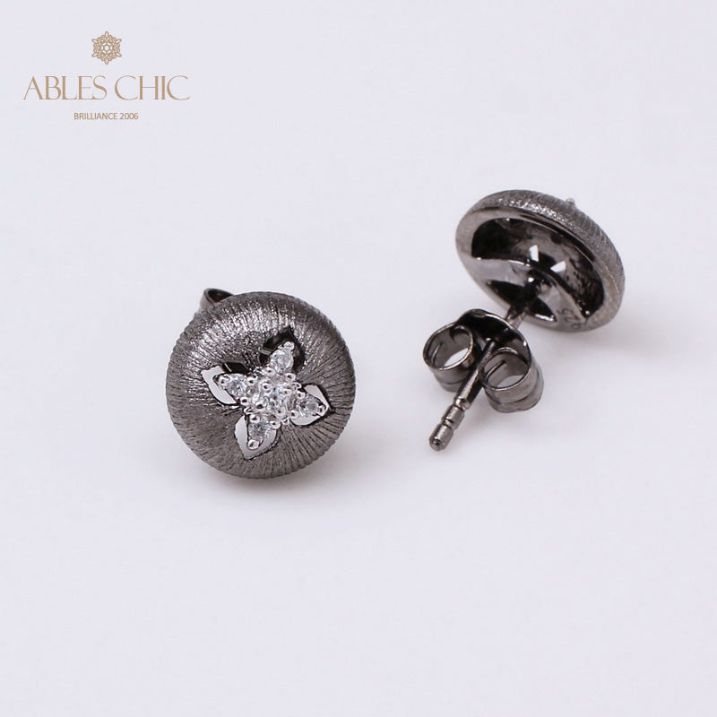 Boucles D'oreilles Soyeuses Dôme Trèfle 5087
