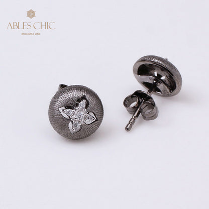 Boucles D'oreilles Soyeuses Dôme Trèfle 5087