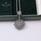 Collier Étoilé Filigrane Nid d'Abeille 5007