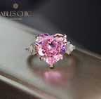 Bague de mariage saphir rose R0926