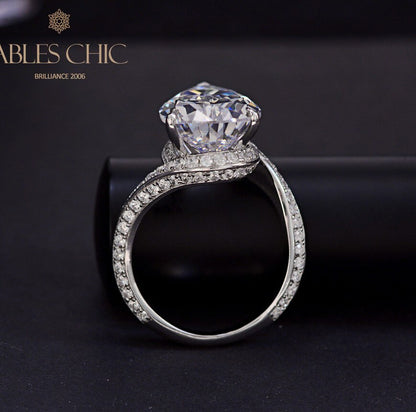Bague de mariage solitaire poire R0934