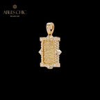 Pendentif pièce d'or personnages uniquement
