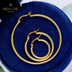 Boucles d'oreilles créoles 15 mm/25 mm/45 mm 5836
