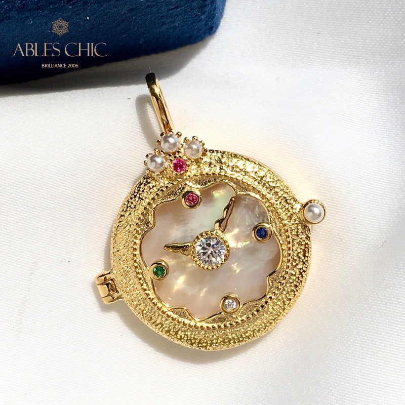 Collier médaillon montre de poche 5788