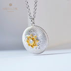 Pendentif étoile en filigrane à motif en soie 5855