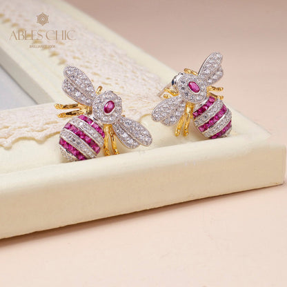 Boucles d'oreilles abeilles Vivid Beetles 5777