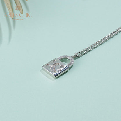 Collier pendentif cadenas 5827