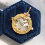 Collier médaillon montre de poche 5788