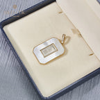 Pendentif médaillon coquillage uniquement