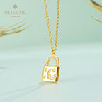 Collier pendentif cadenas 5827