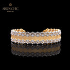 Bracelet ajouré en tissu 6034