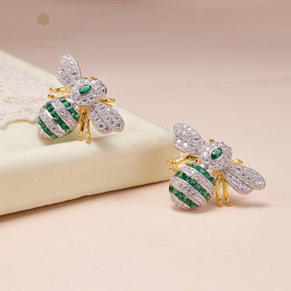 Boucles d'oreilles abeilles Vivid Beetles 5777
