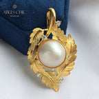 Collier guirlande de feuilles de perles Mabe 5817