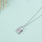 Collier pendentif cadenas 5827