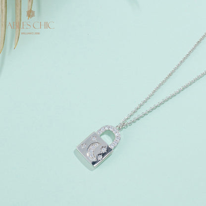 Collier pendentif cadenas 5827