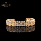 Bracelet ajouré floral 6040
