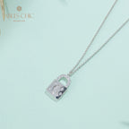 Collier pendentif cadenas 5827