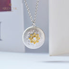 Pendentif étoile en filigrane à motif en soie 5855