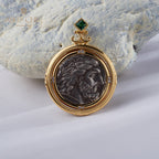 Collier de pièces de monnaie romaines antiques 5780