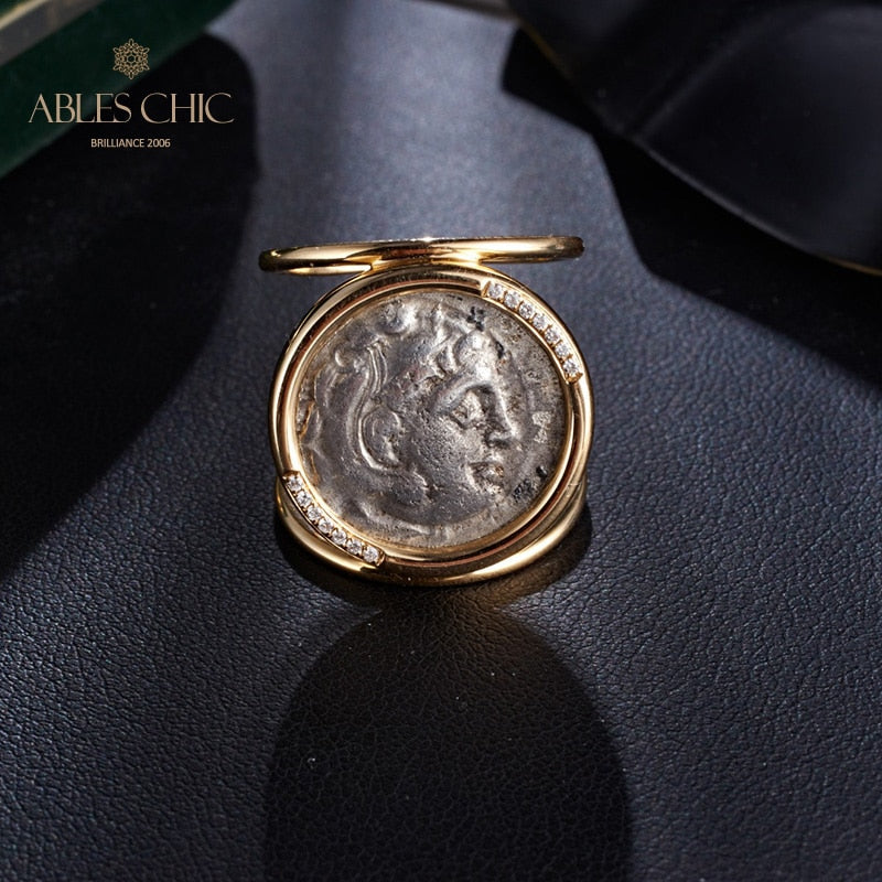 Bague Héraclès Médaillon Flip