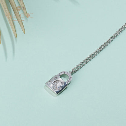 Collier pendentif cadenas 5827
