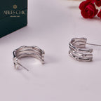 Boucles d'oreilles Noeuds Bambou 5736