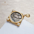 Collier de pièces de monnaie romaines 5779